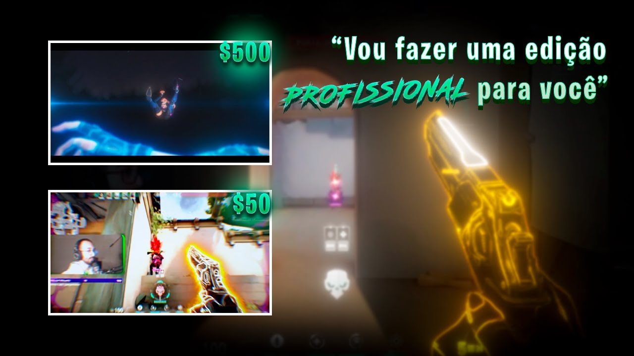 Paguei 3 editores do Fiverr por uma edição de Valorant. Recebi isso...