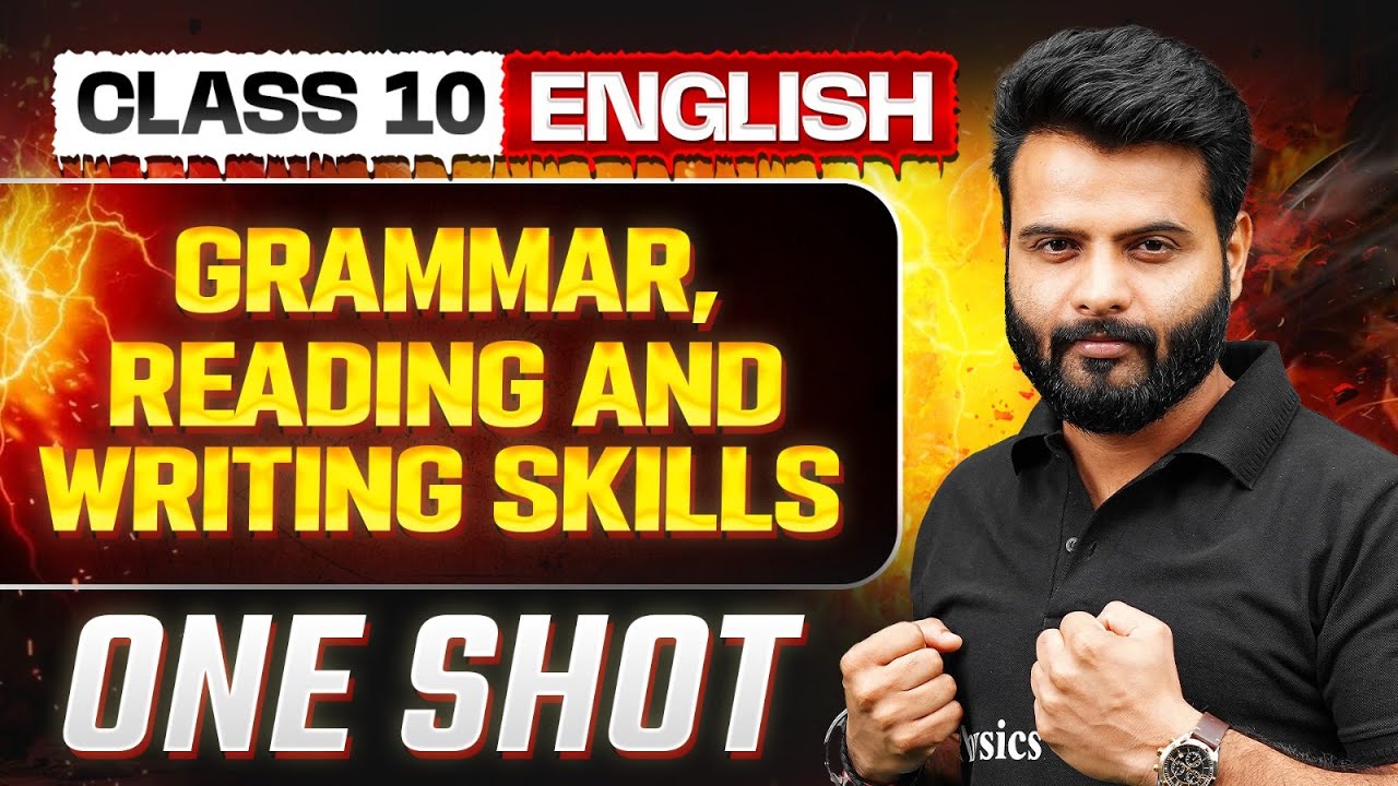 Grammar Reading And Writing Skills in One Shot: Warrior 2026 | Class 10 English