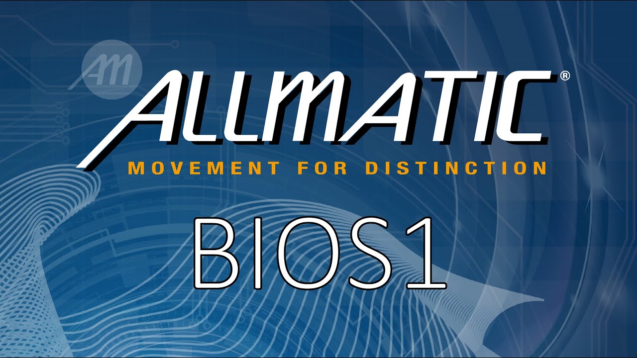 Programming of Allmatic BIOS1 control unit (TUTORIAL)
