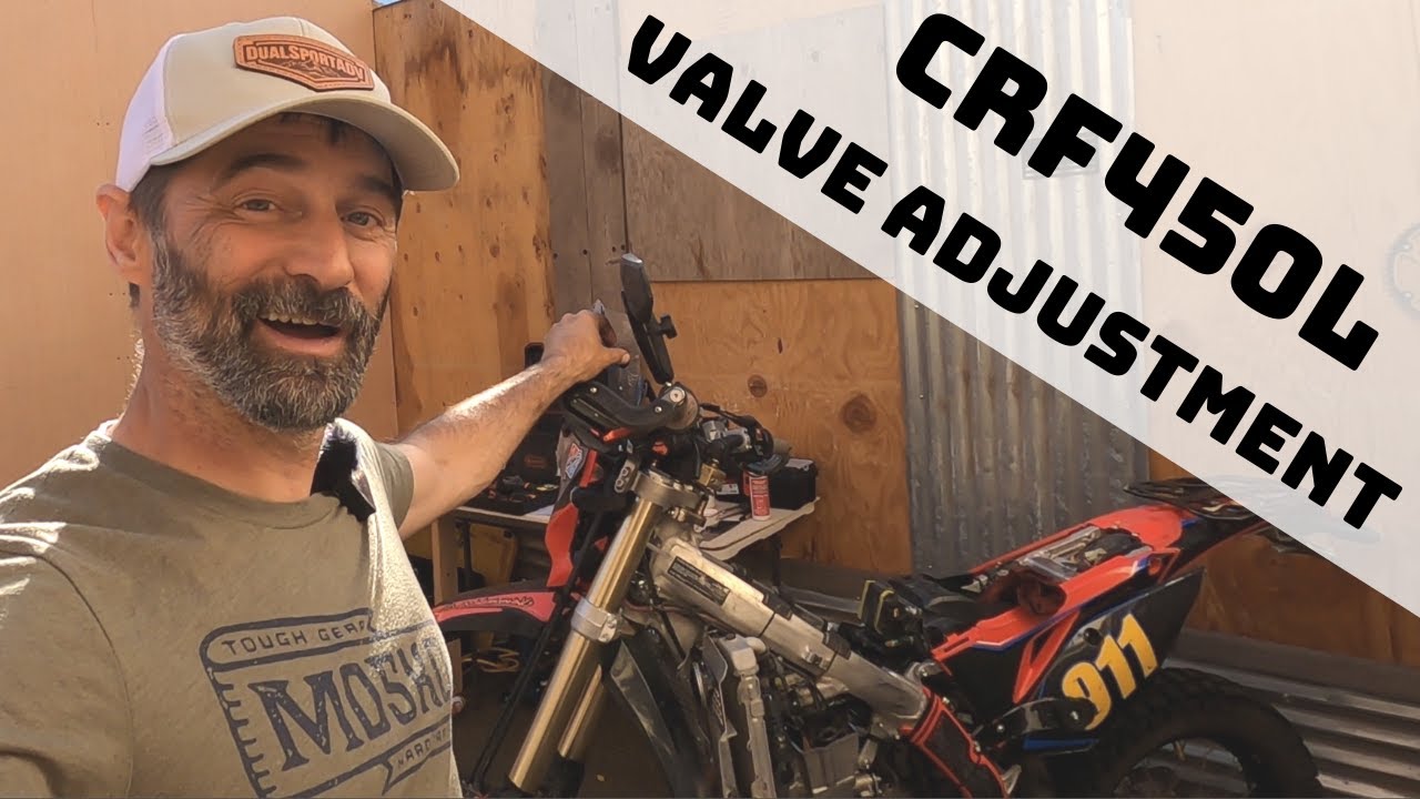 Honda CRF450L Valve Adjustment / Shim Thickness Calculation