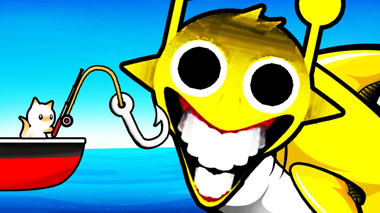 Catching CURSED SPRUNKI SHARK
