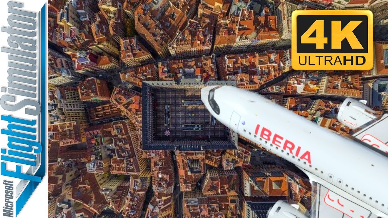 [4K] ULTRA GRAPHICS | Landing Madrid&ndash;Barajas Airport | Microsoft Flight Simulator 2020