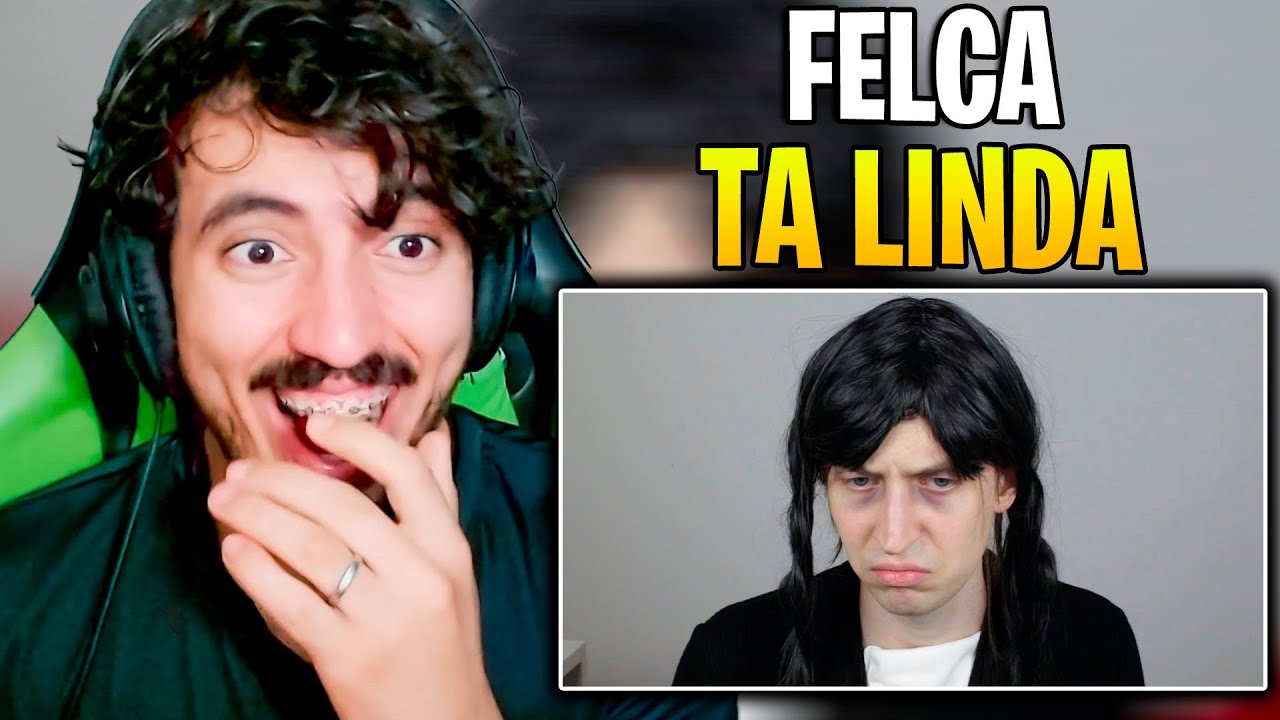 ''eu me identifico com a wandinha'' - FELCA | Leozin React