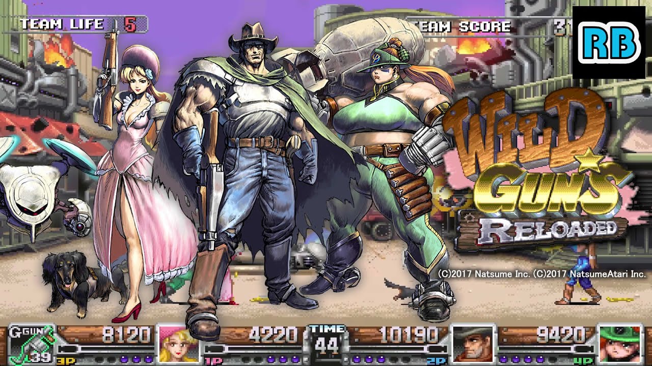 2017 [60fps] PC Wild Guns Reloaded 4Players No Death ALL