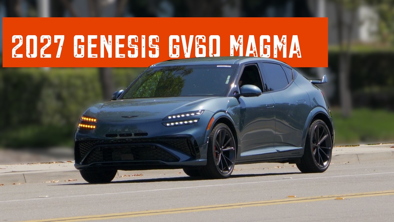 2027 Genesis GV60 Magma US spec spotted on the road