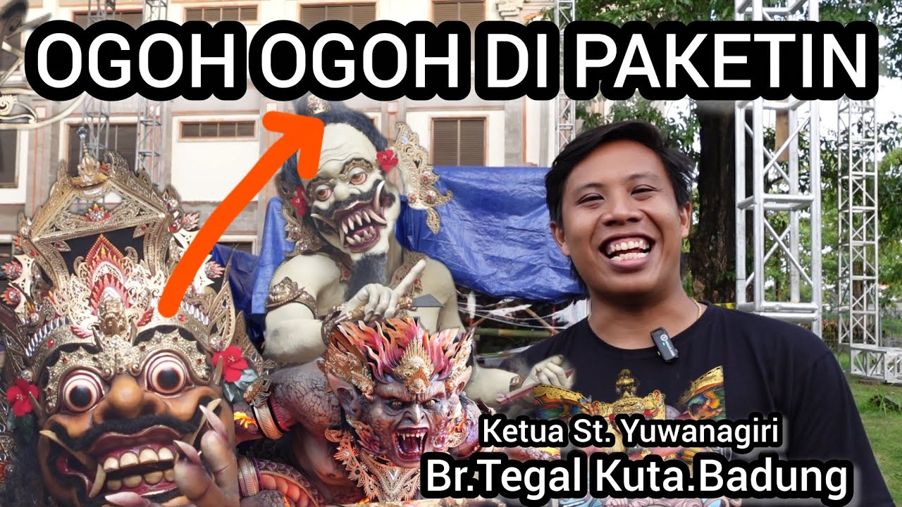 SUASANA PUSPEM BADUNG - PERSIAPAN PARADE 21 PINALIS OGOH OGOH