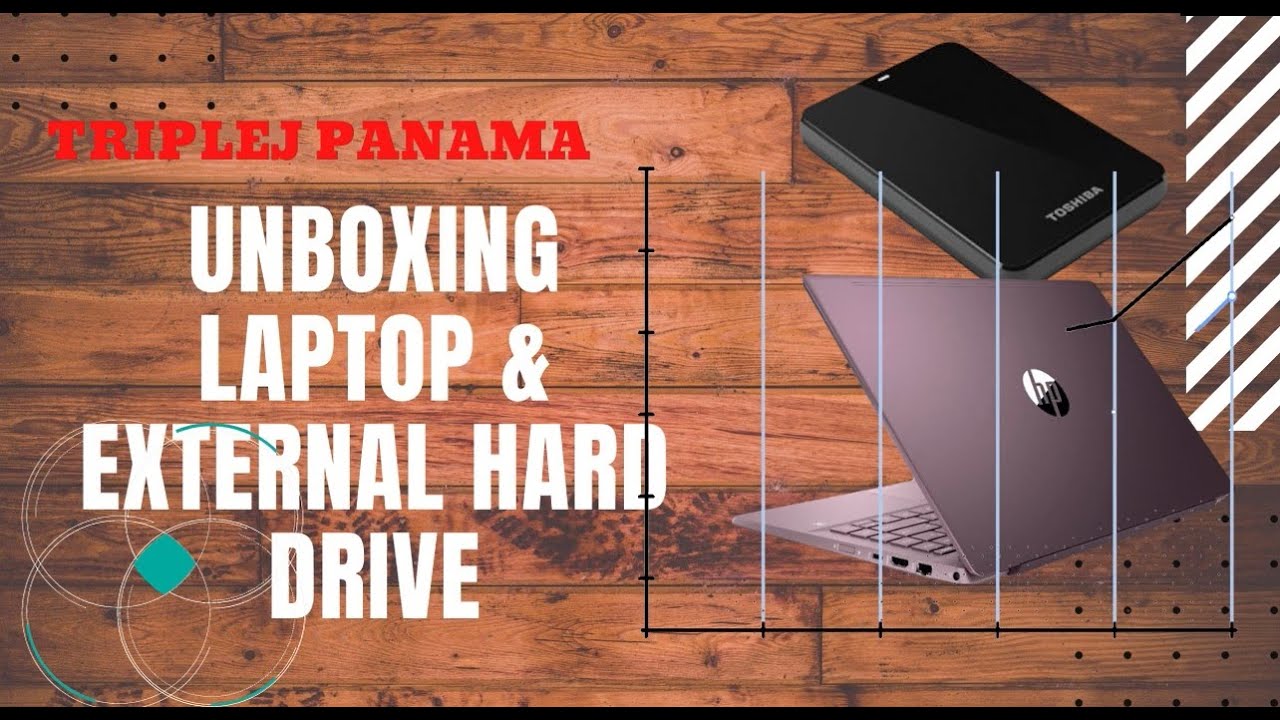 UNBOXING LAPTOP AND EXTERNAL HARD DRIVE|| 10 YEARS ANNIVERSARY GIFT || TRIPLEJ PANAMA