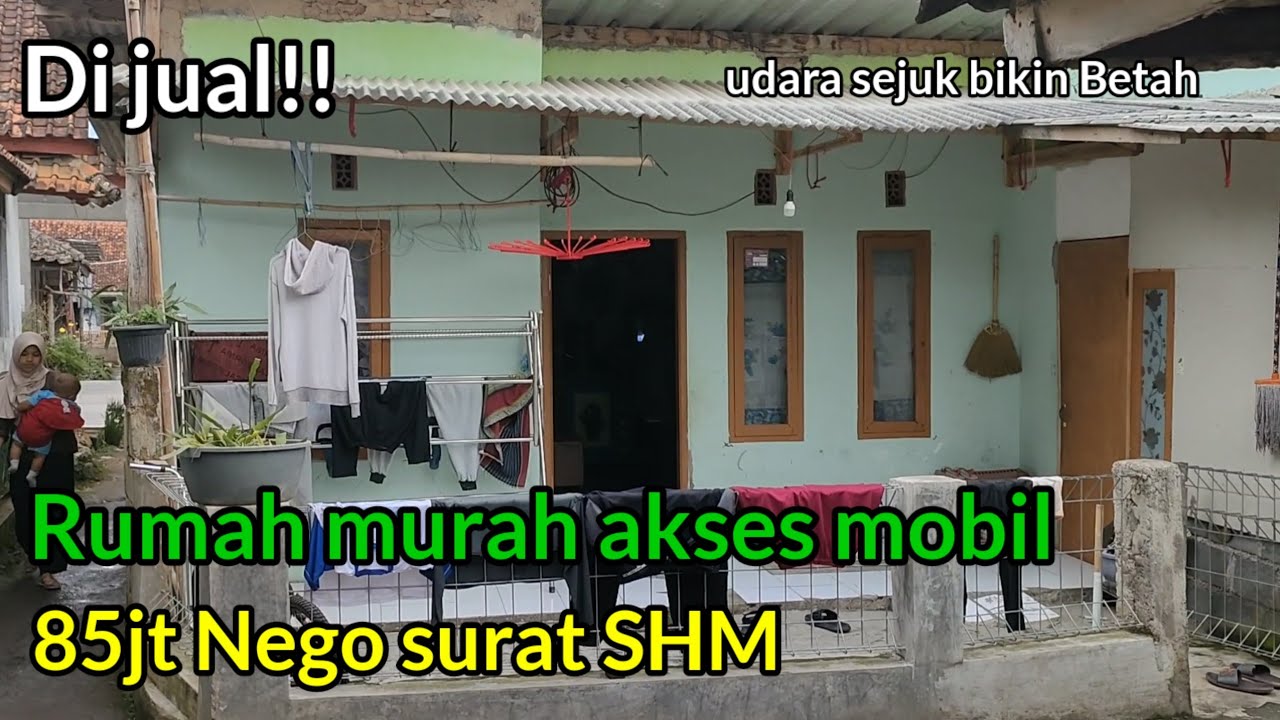 Terjual ‼️Rumah Murah Masuk Mobil Di Tawarkan 85jt nego dengan pemilik
