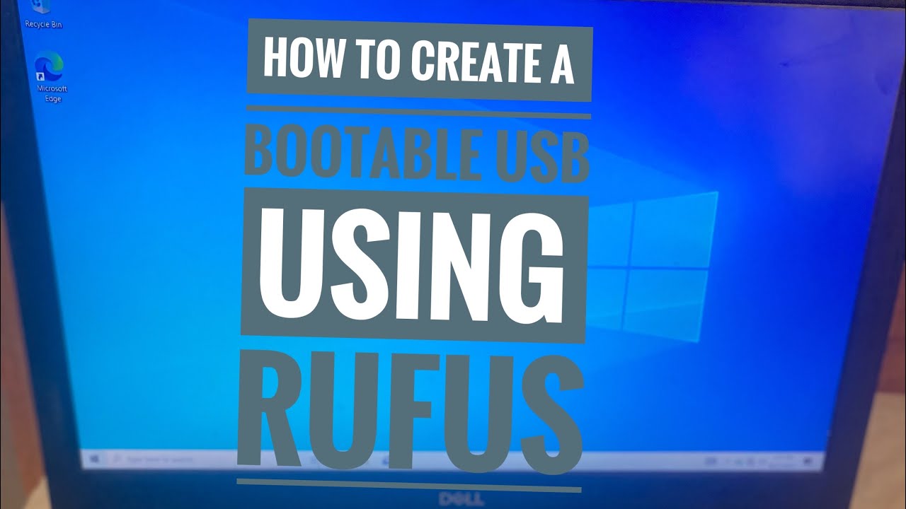 How to Create a Bootable USB Using Rufus