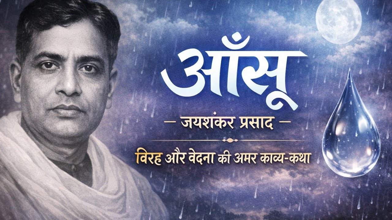 आँसू – जयशंकर प्रसाद | विरह और वेदना की अमर काव्य-कथा | Hindi Sahitya
