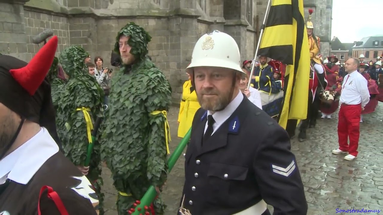 Ducasse de Mons, évocation de la procession  DOUDOU 2024