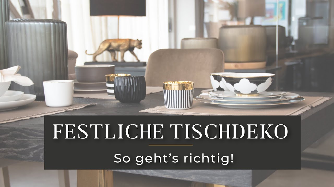 Tischideen & Ambiente: Festliche Tischdeko | Tutorial: Gedeckter Tisch in 3 Schritten | by hoate.com