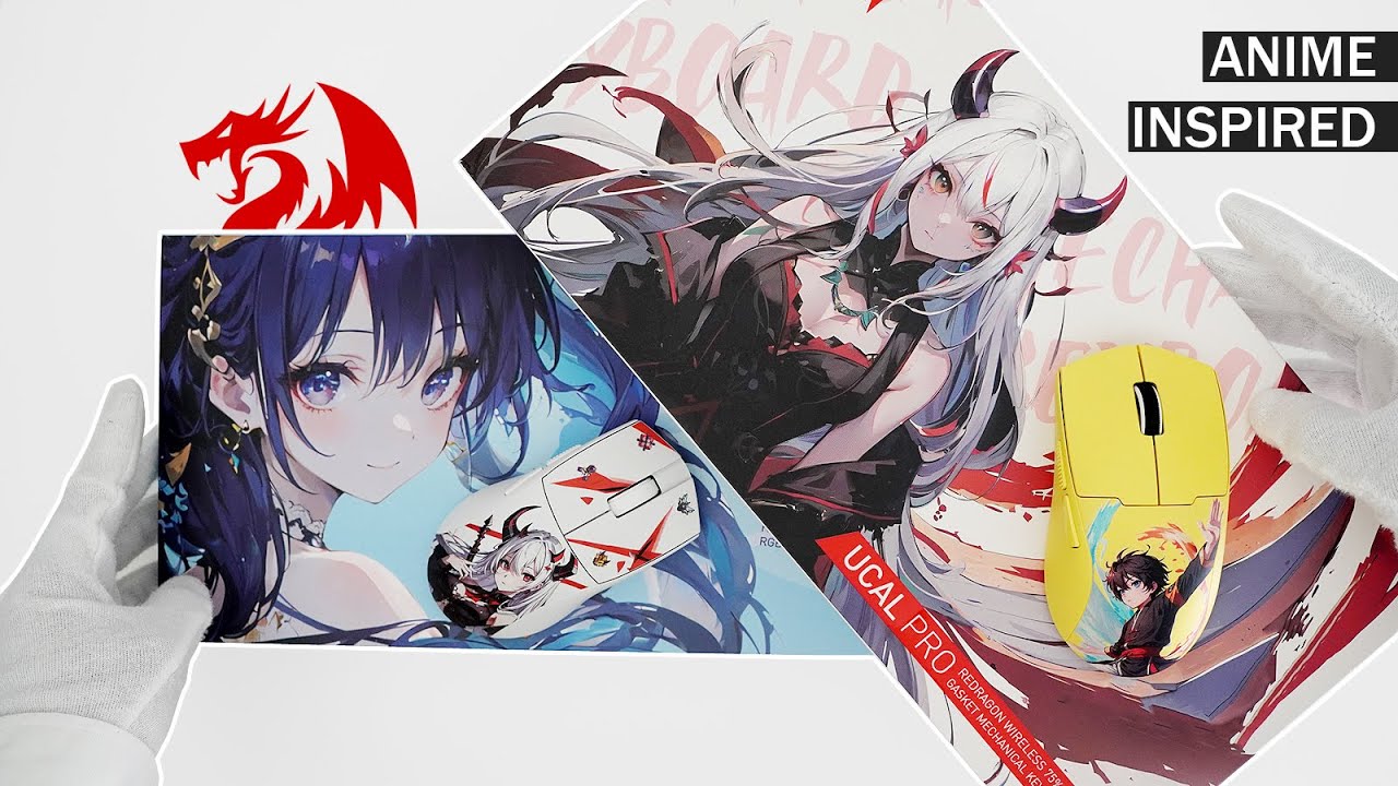 Unboxing Anime Inspired Pro Gaming Keyboards & Mice by Redragon