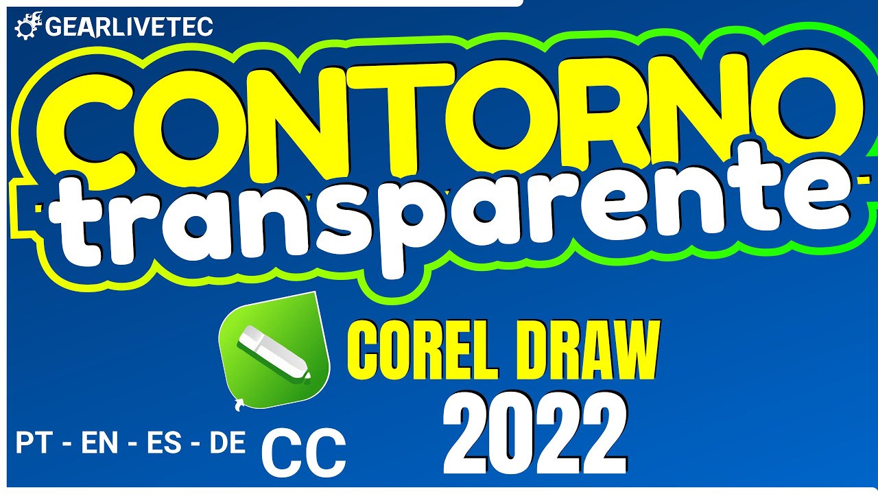 Como fazer Contorno Transparente no Corel DRAW Fácil e Prático 2022
