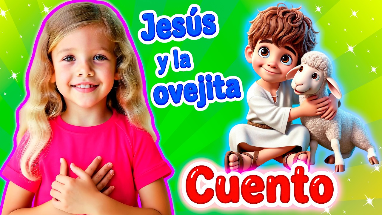 Jesús y la Ovejita Herida 🐑✨ Cuento Infantil 📖 | Peque Dibu 🌈