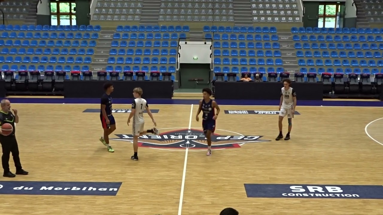 CEP Lorient vs URB Rennes U18 France Alan B N°12 12points 00140