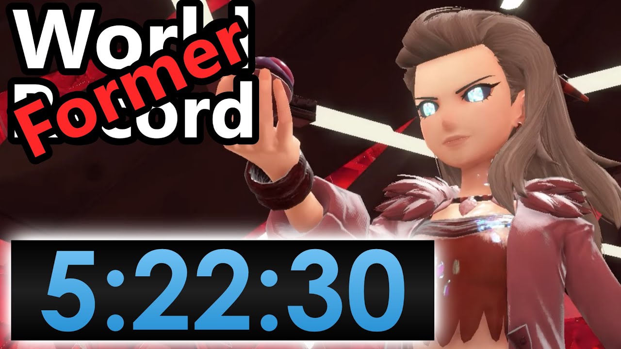 Pokémon Scarlet Any% Speedrun Former World Record