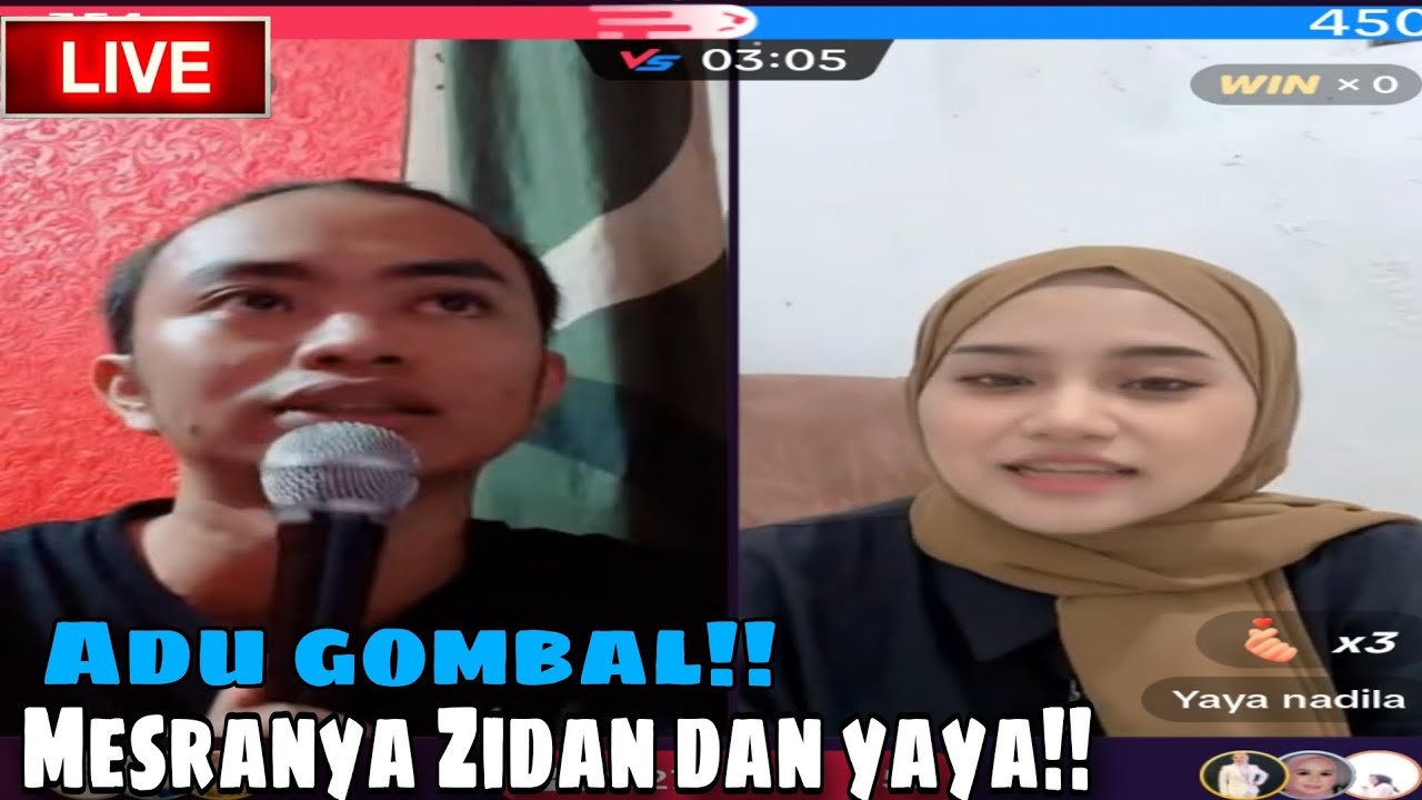 MESRA NYA ZIDAN DAN YAYA ADU PK‼️YANG KALAH ADU GOMBAL