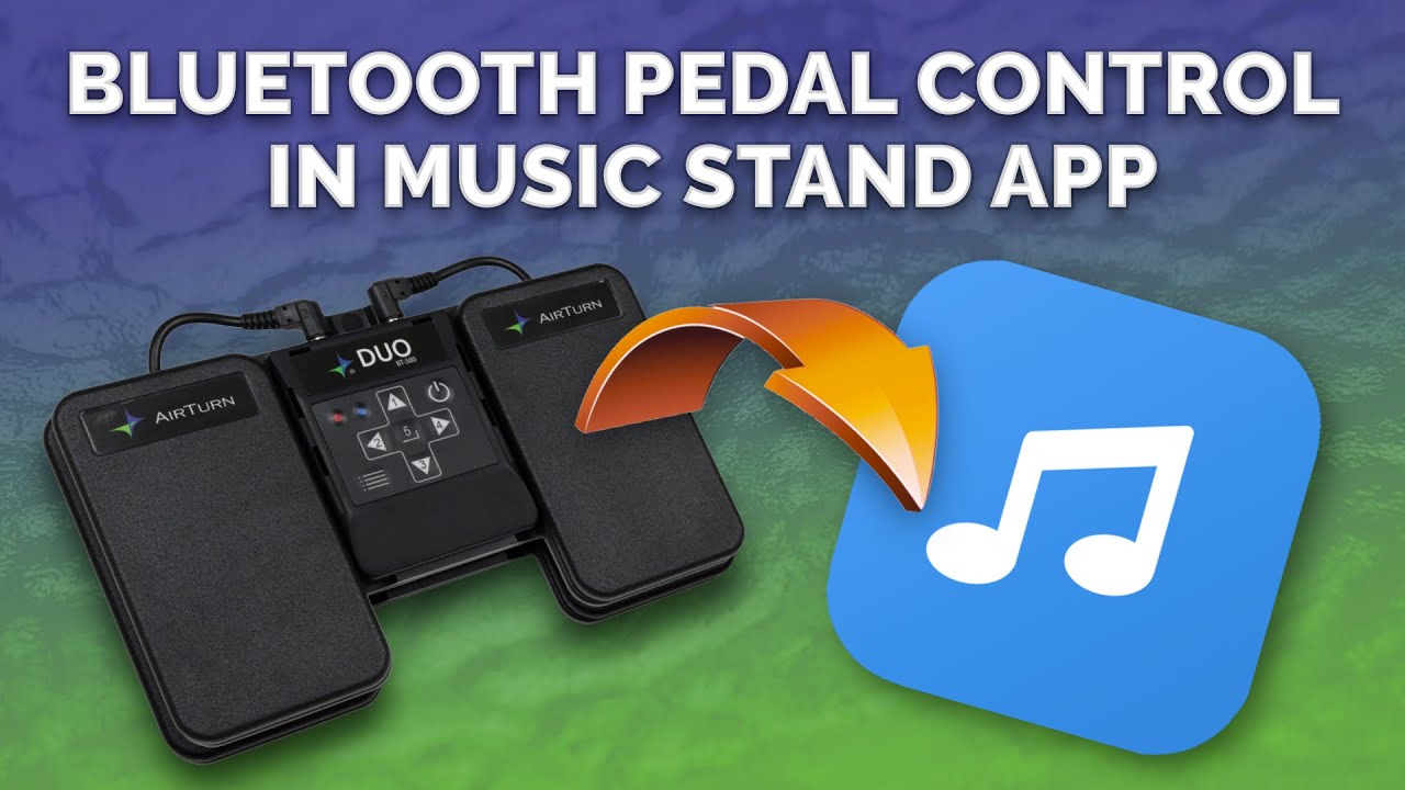 Bluetooth Pedal Control in Planning Center Music Stand App