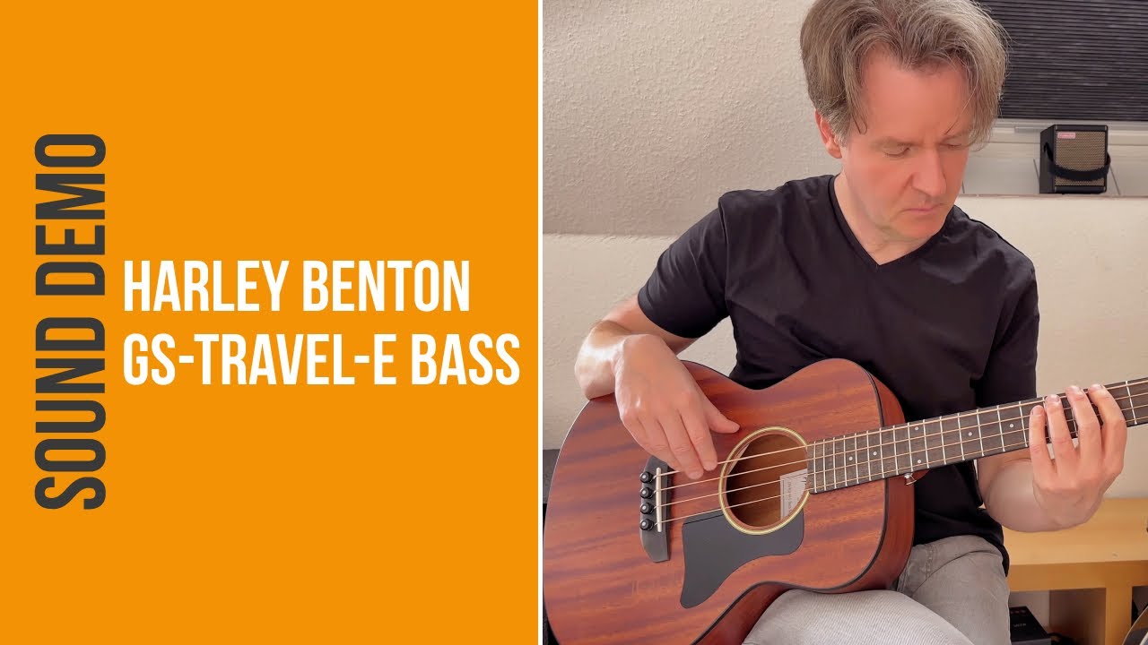 Harley Benton GS-Travel-E Bass - Sound Demo (no talking)