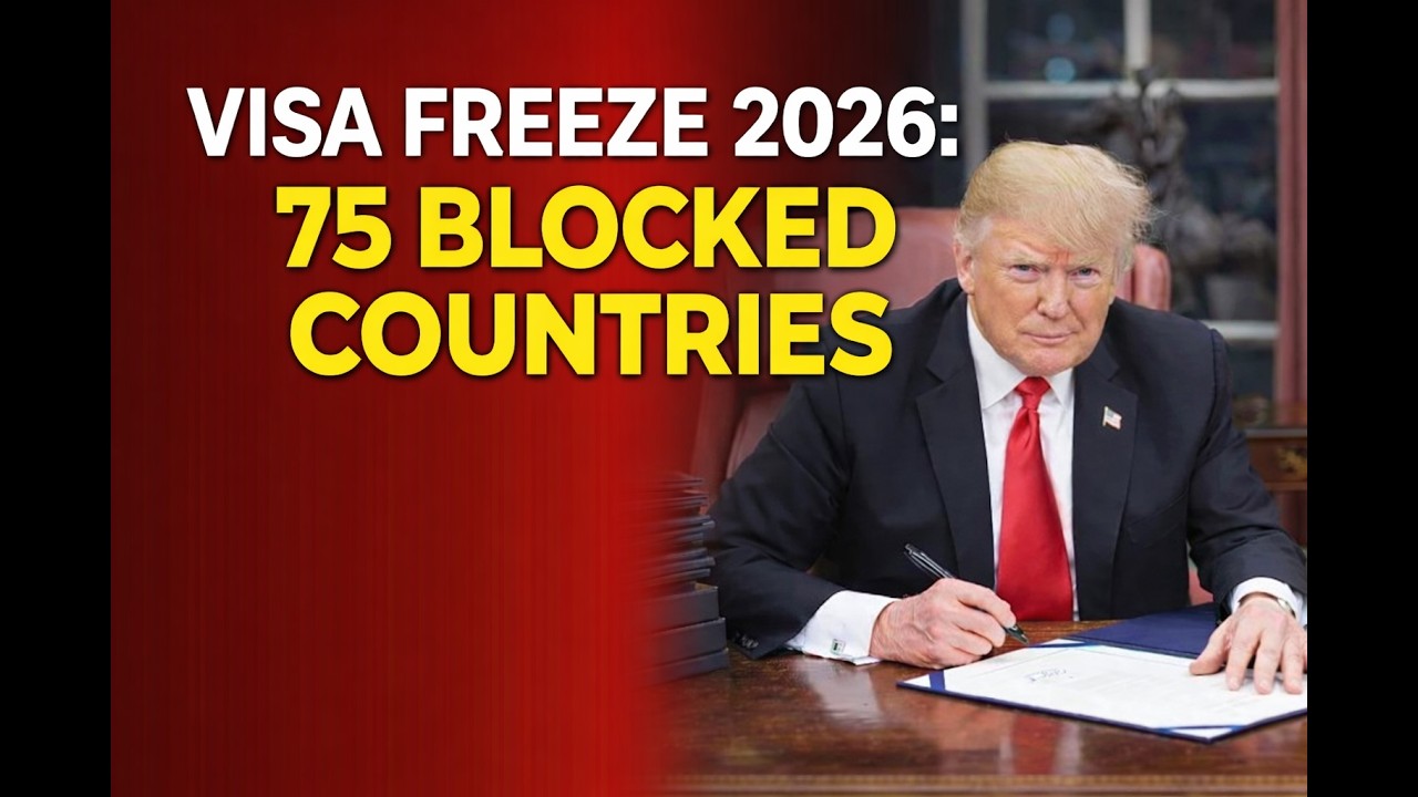 Visa Freeze 2026 75 Countries Blocked from Green Cards
