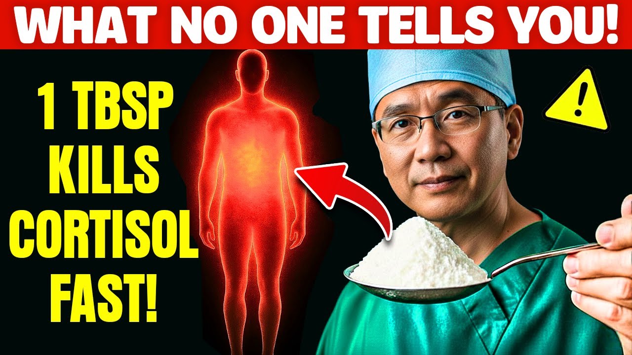 Always Waking Up at Night? - 1 TBSP Kills Cortisol FAST To Fall Back Asleep  | Dr. Daniel Lee