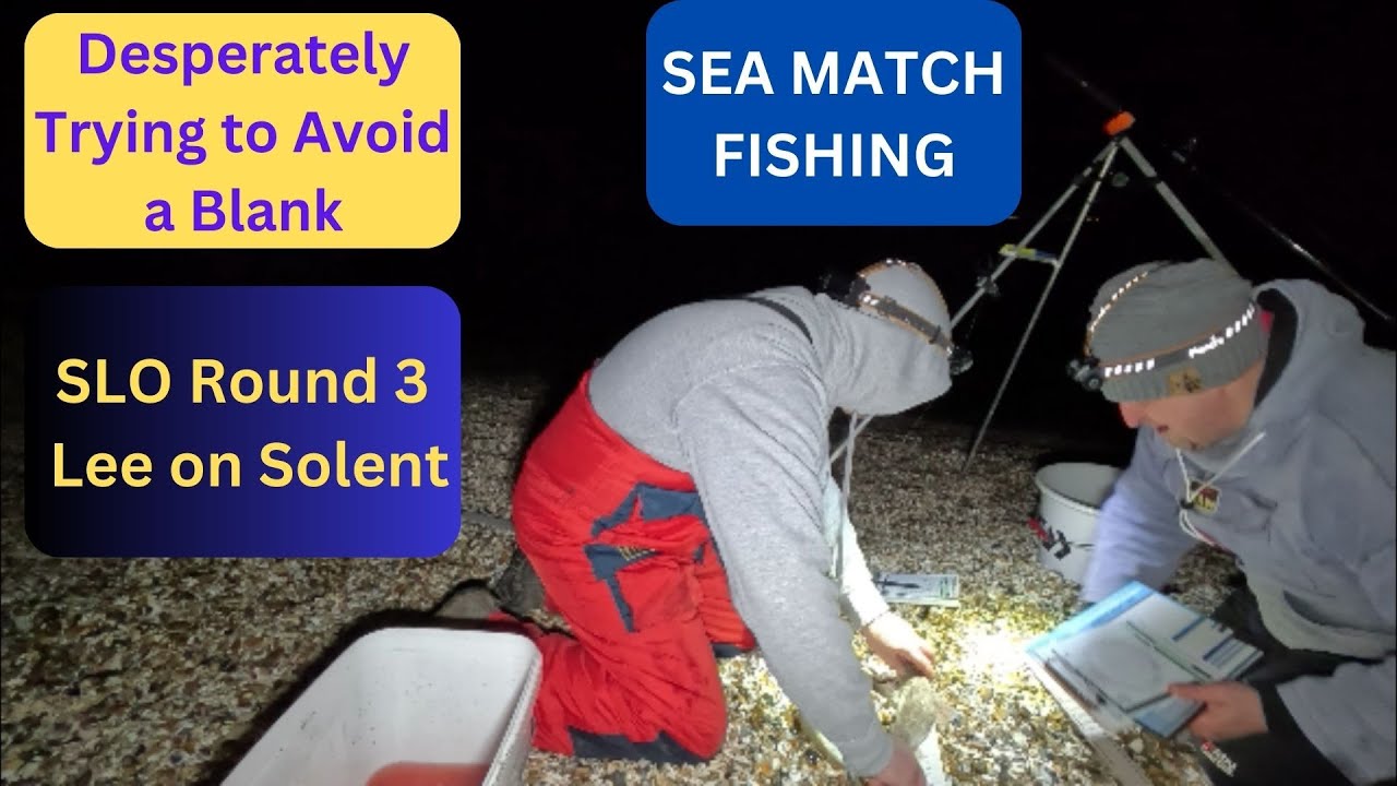 SLO Rd 3. Third Match of the year. Lee on Solent Beach, Gosport. Sea Match Fishing UK 2025.
