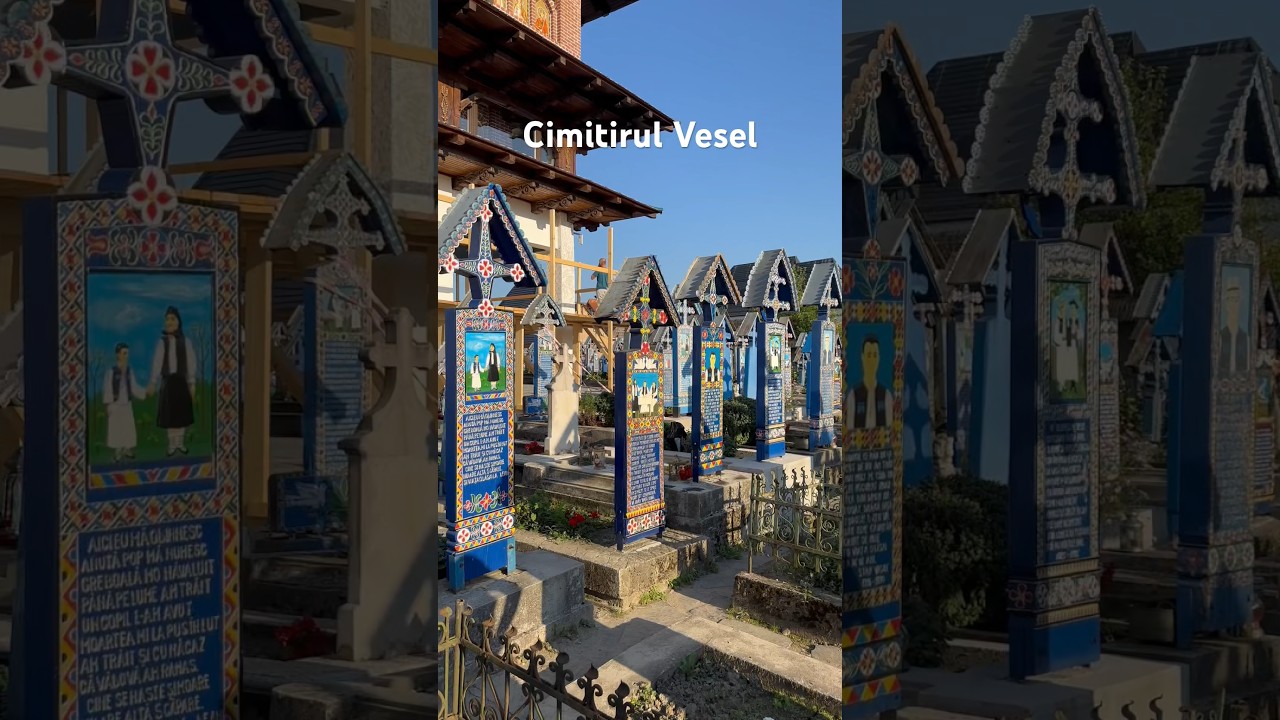 Cimitirul Vesel Săp&acirc;nța Maramureș #cimitirulvesel #maramures #maramureș #sapanta #romania #travel
