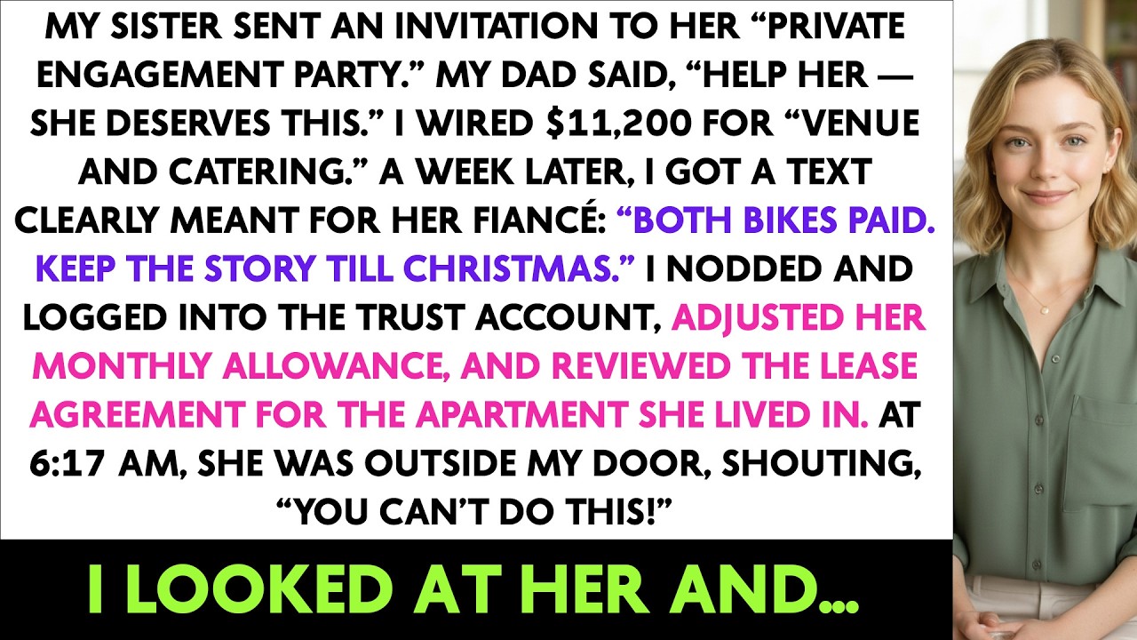 My Sister Sent An Invitation To Her “Private Engagement Party.” My Dad Said, “Help Her —She Deserves