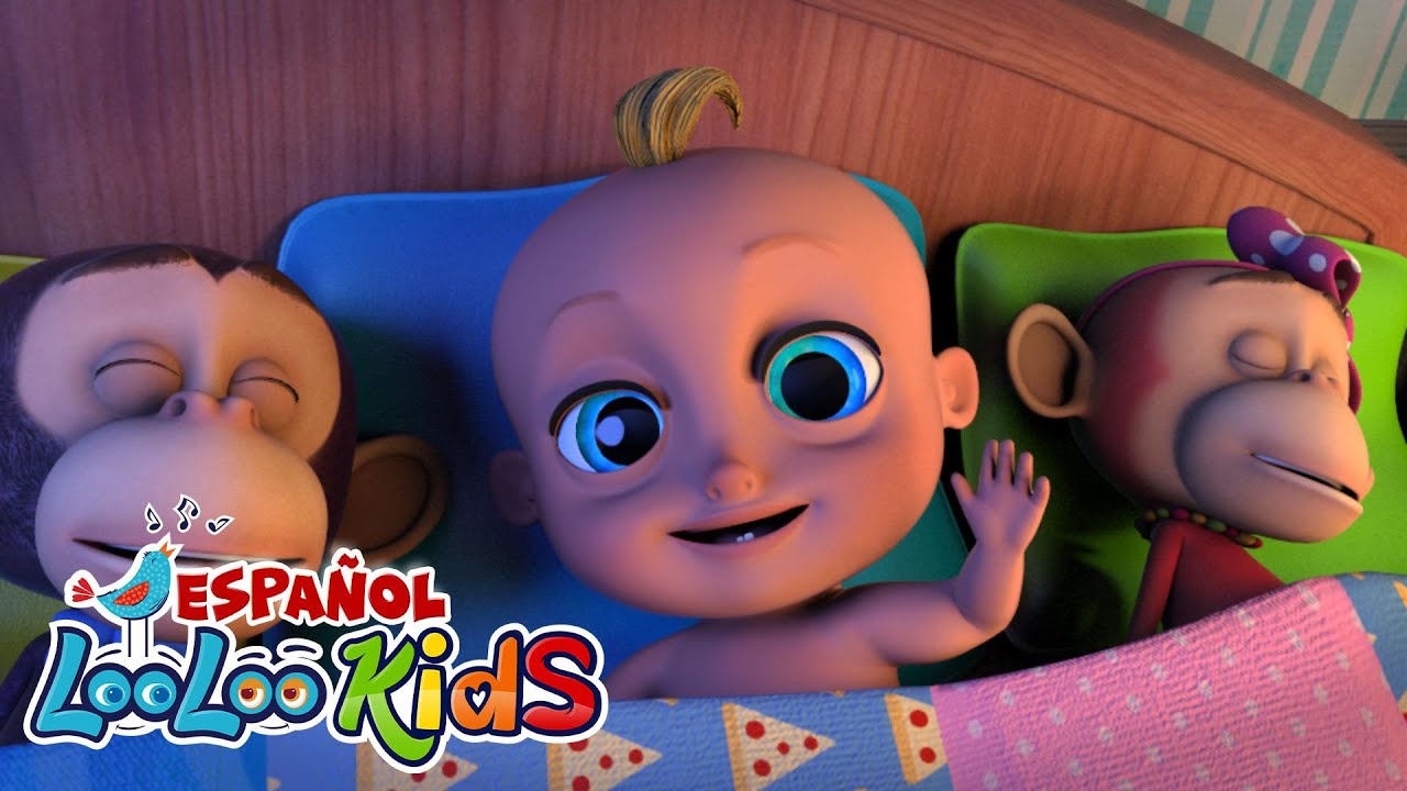 Diez en la cama y Mas | Canciones Infantiles Divertidas | LooLoo Kids en Espanol