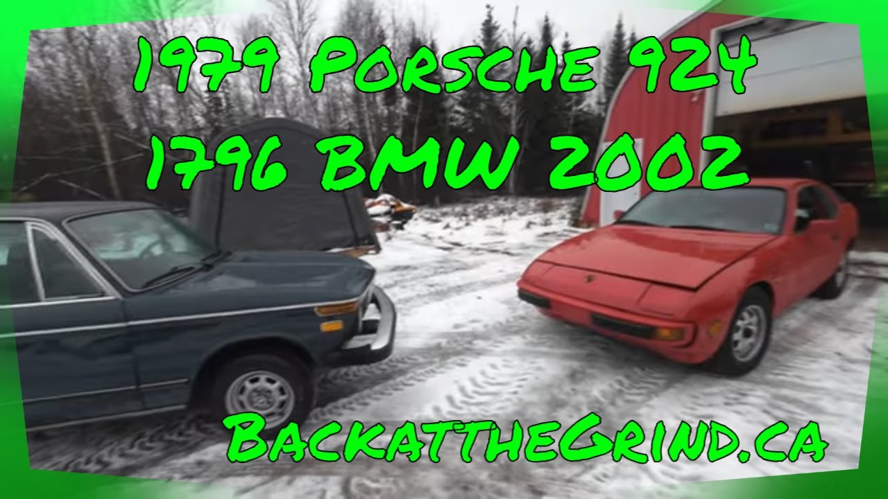 Пора заняться другим проектом: BMW 1976 года, Porsche 924 2002-1979 годов.