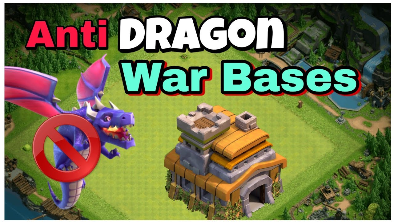 Th7 anti dragon war base with link | th7 anti dragon war base