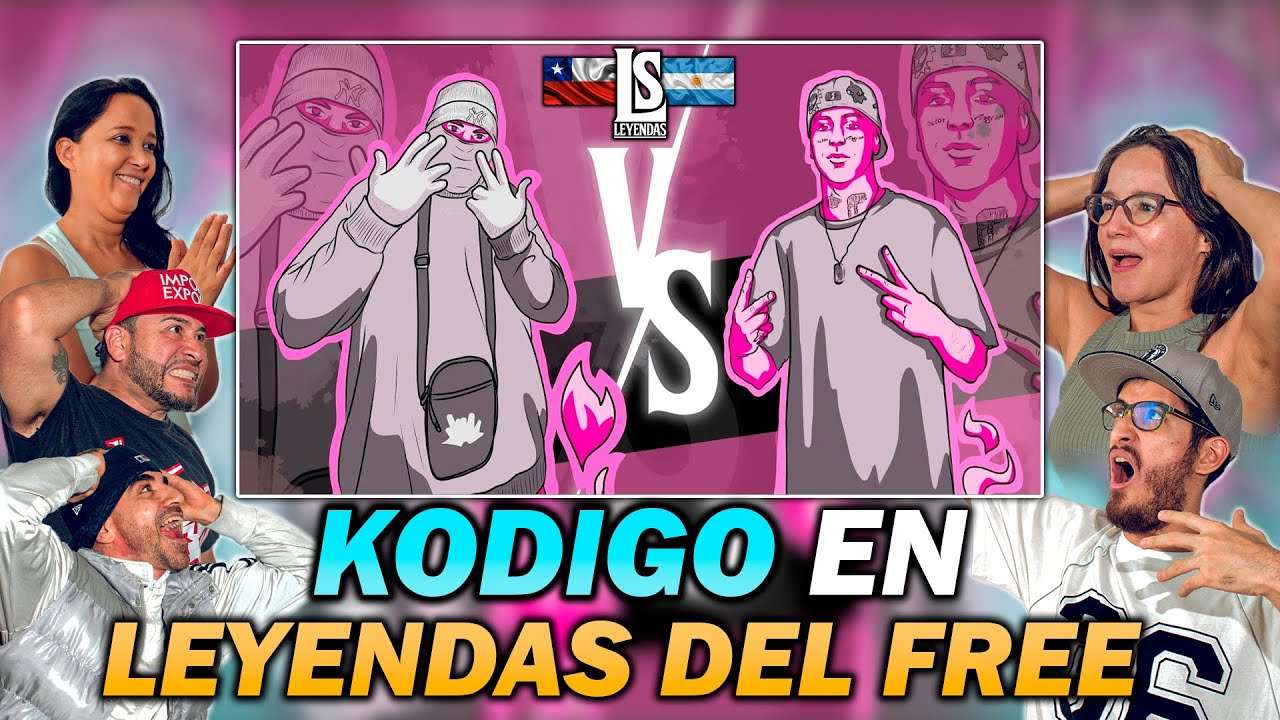 👌🏻 ¡KODIGO EN LEYENDAS DEL FREESTYLE! - COLOMBIANOS REACCIONAN a KODIGO vs ANDYS [LEYENDAS DEL FREE]