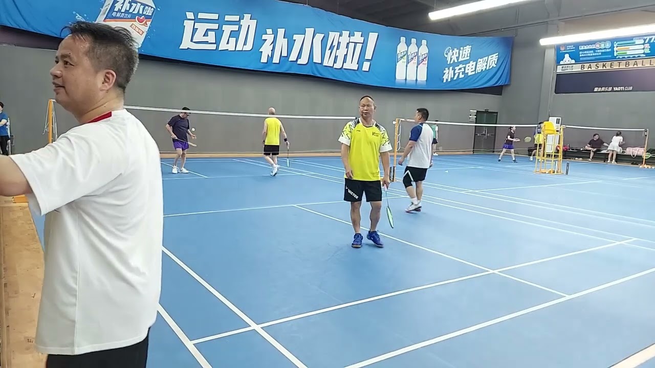 Badminton game, Zhongshan, China 3 15 26 1