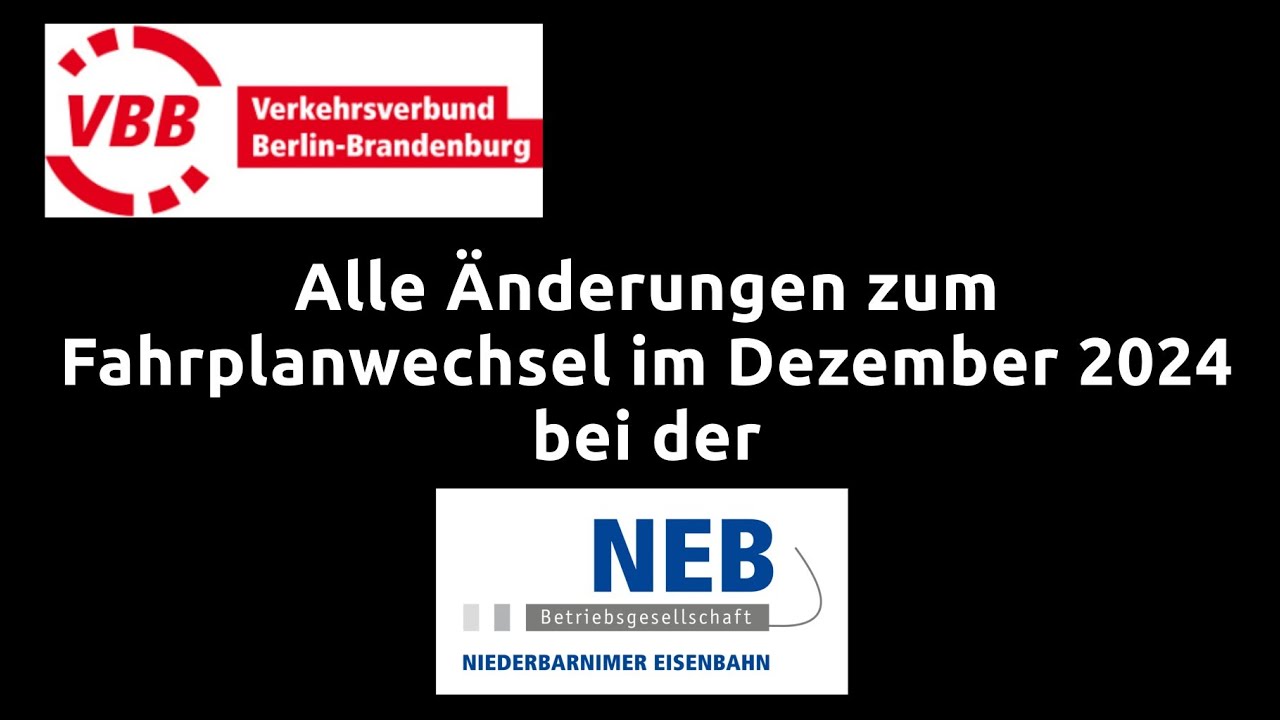 NEB-Linien ab 12/2024 im Verkehrsverbund Berlin-Brandenburg