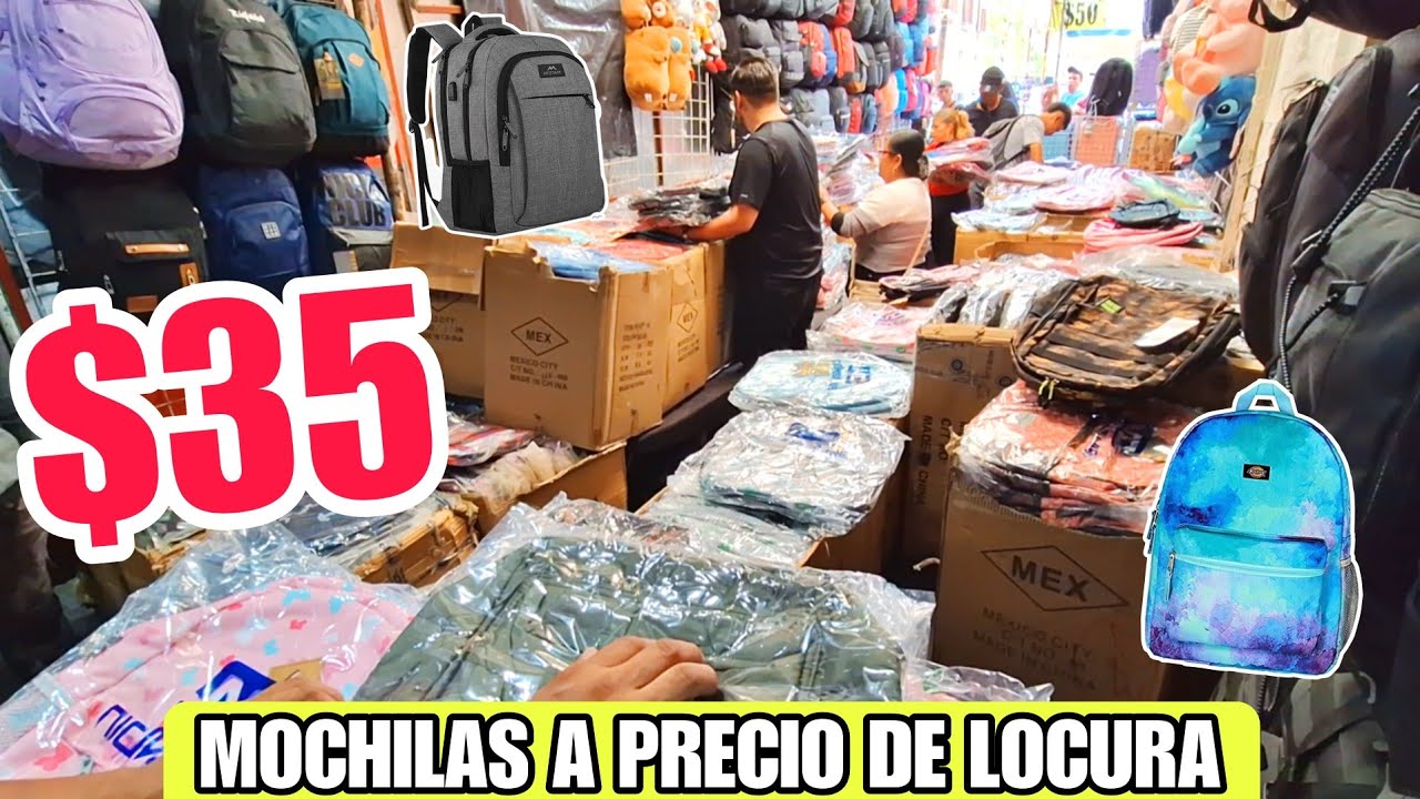 Aquí TODO REGALADO: MOCHILAS A $35, DISTRIBUIDORA CON LOS PRECIOS MÁS BAJOS DEL CENTRO, Haz Negocio