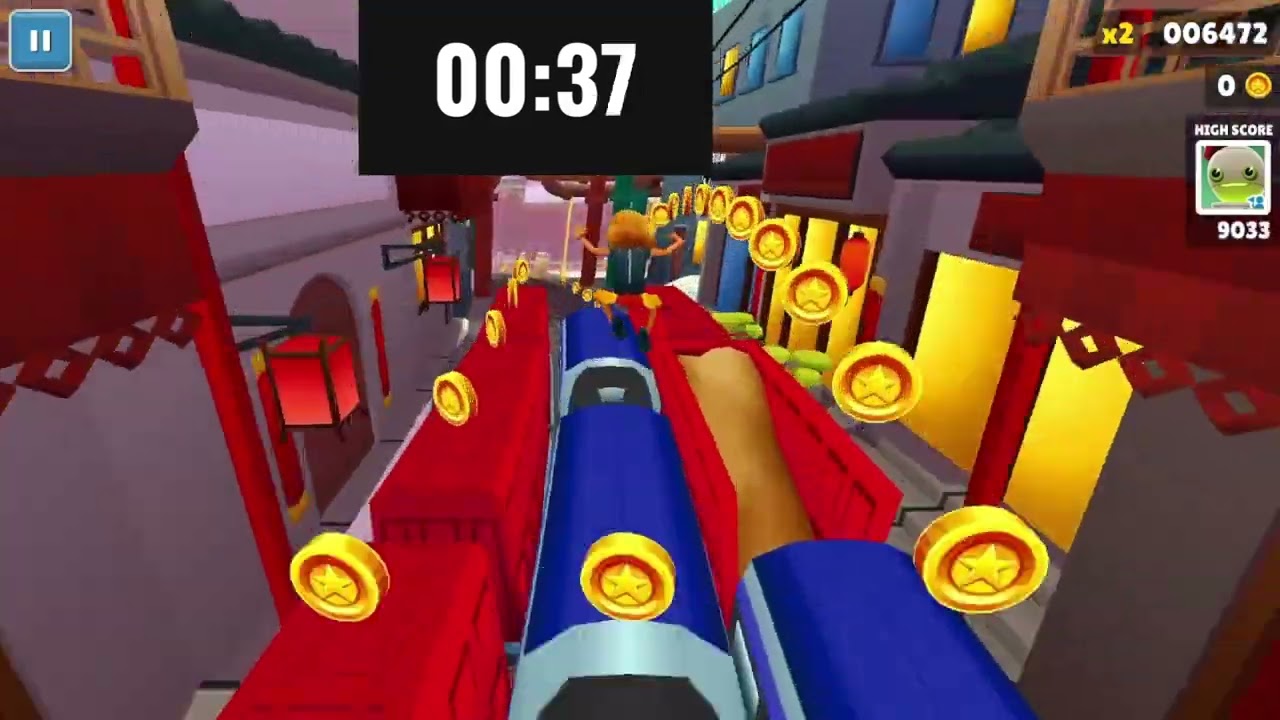 1 minute Subway Surfers No Coins Challenge
