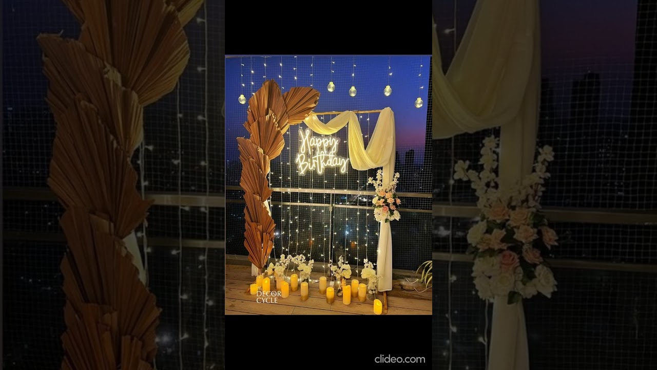 No Balloons Birthday Party Decor Ideas