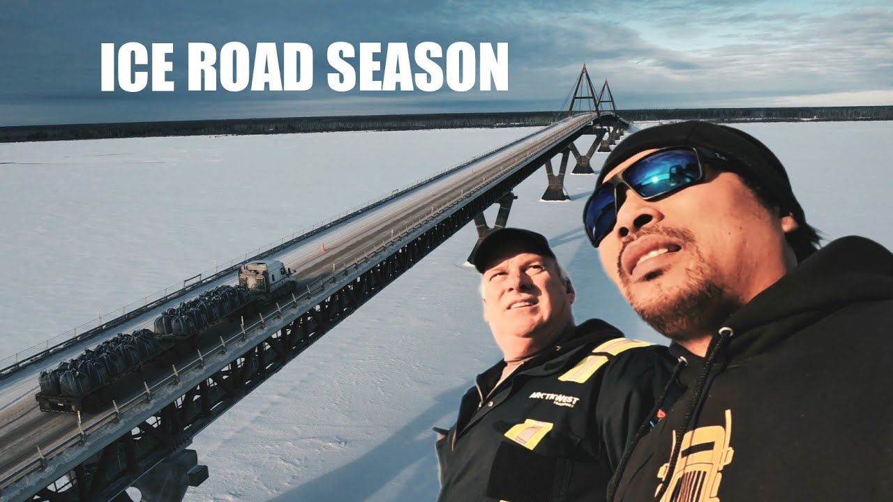 HOPING WE'RE THE FIRST FILIPINO CONVOY ON ICE ROAD OPENING | Pinoytrucker
