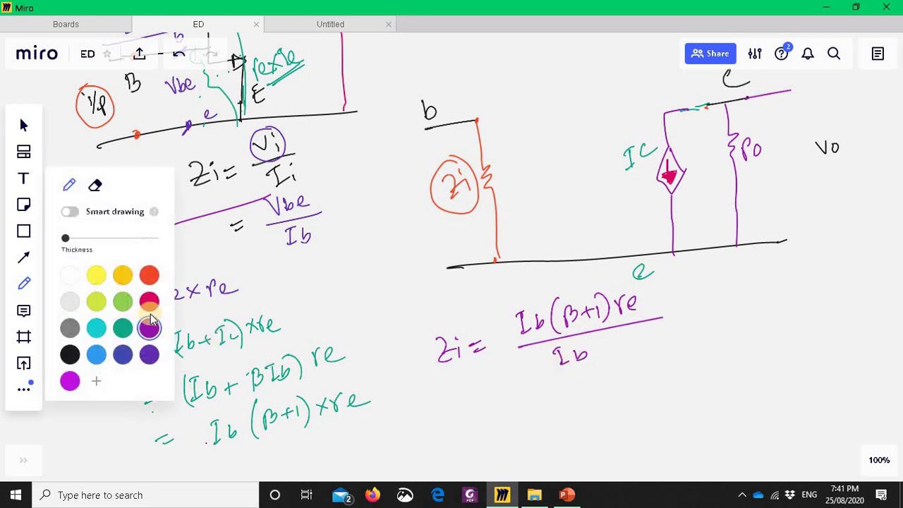 BJT Transistor Modeling: How to draw re Model