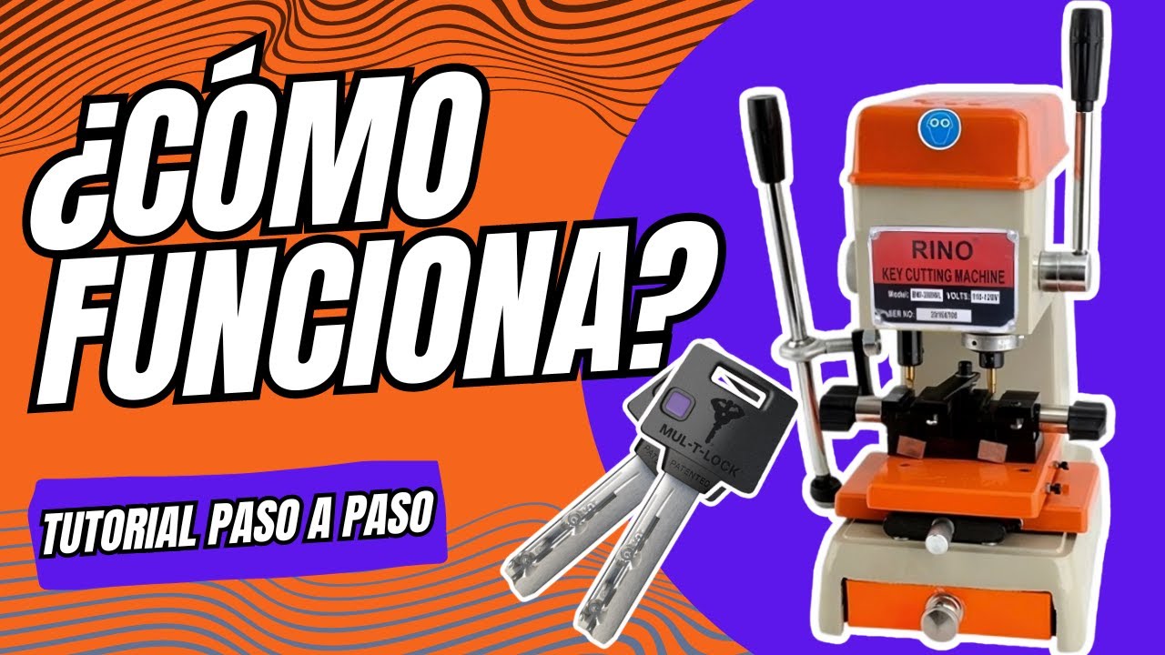 🛑 MÁQUINA para hacer LLAVES de Punto (SEGURIDAD o CANAL) 🗝️🔑