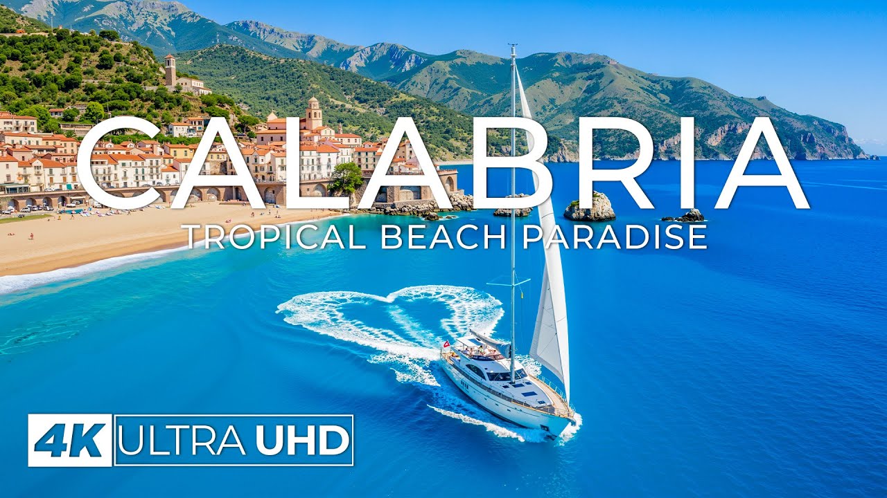 [4K] Calabria 2025 🇮🇹 Stunning Coastlines & Historic Villages Aerial Views - Wonder Places 4K