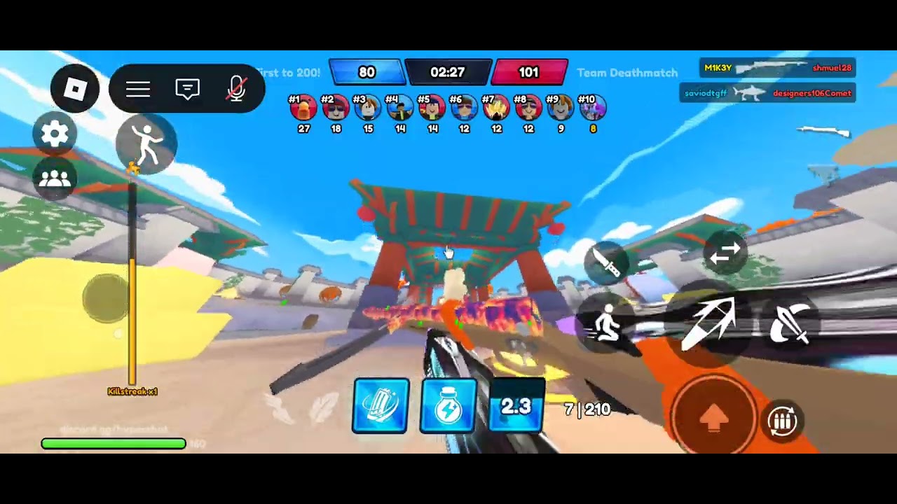 Am I good i just started on hypershot in roblox welcome to my gameplay