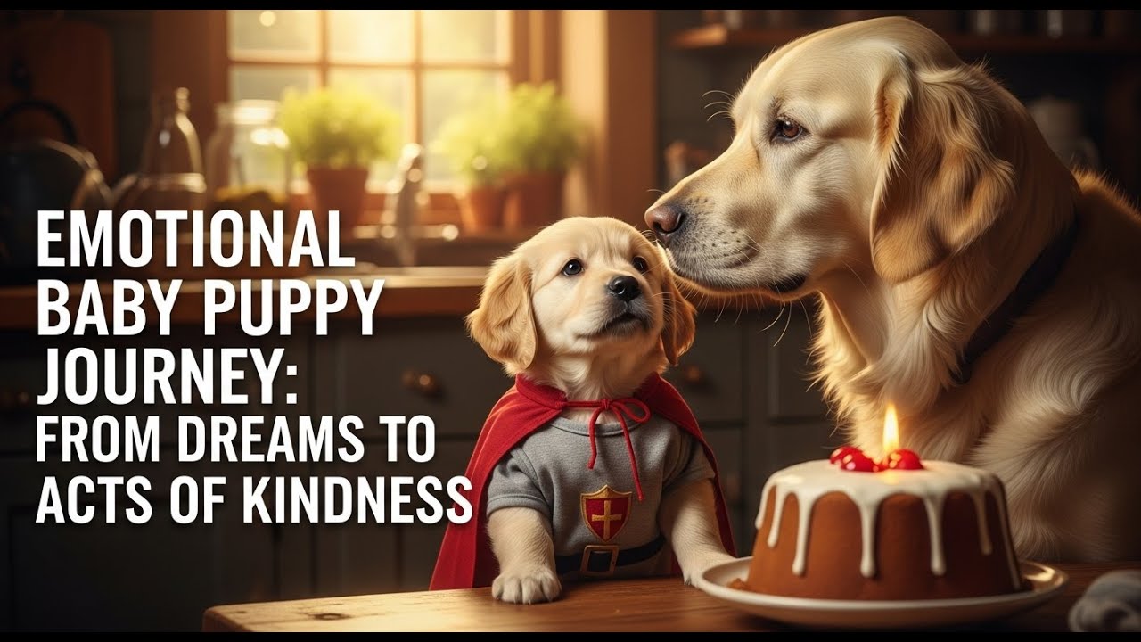 Emotional Baby Puppy Journey: From Dreams to Acts of Kindness | My Puppy Life