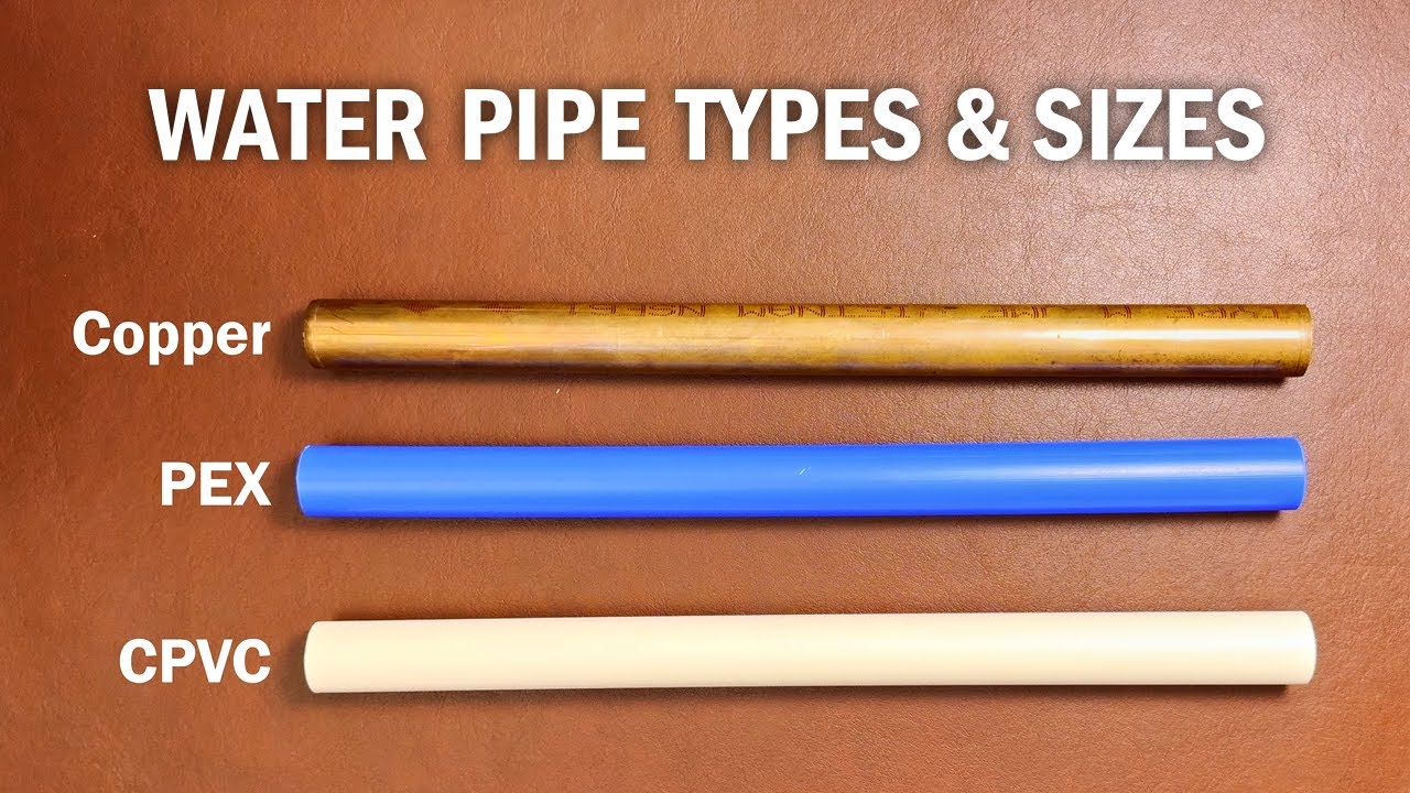 How to Identify the Type & Size of Your Home's Water Supply Pipe