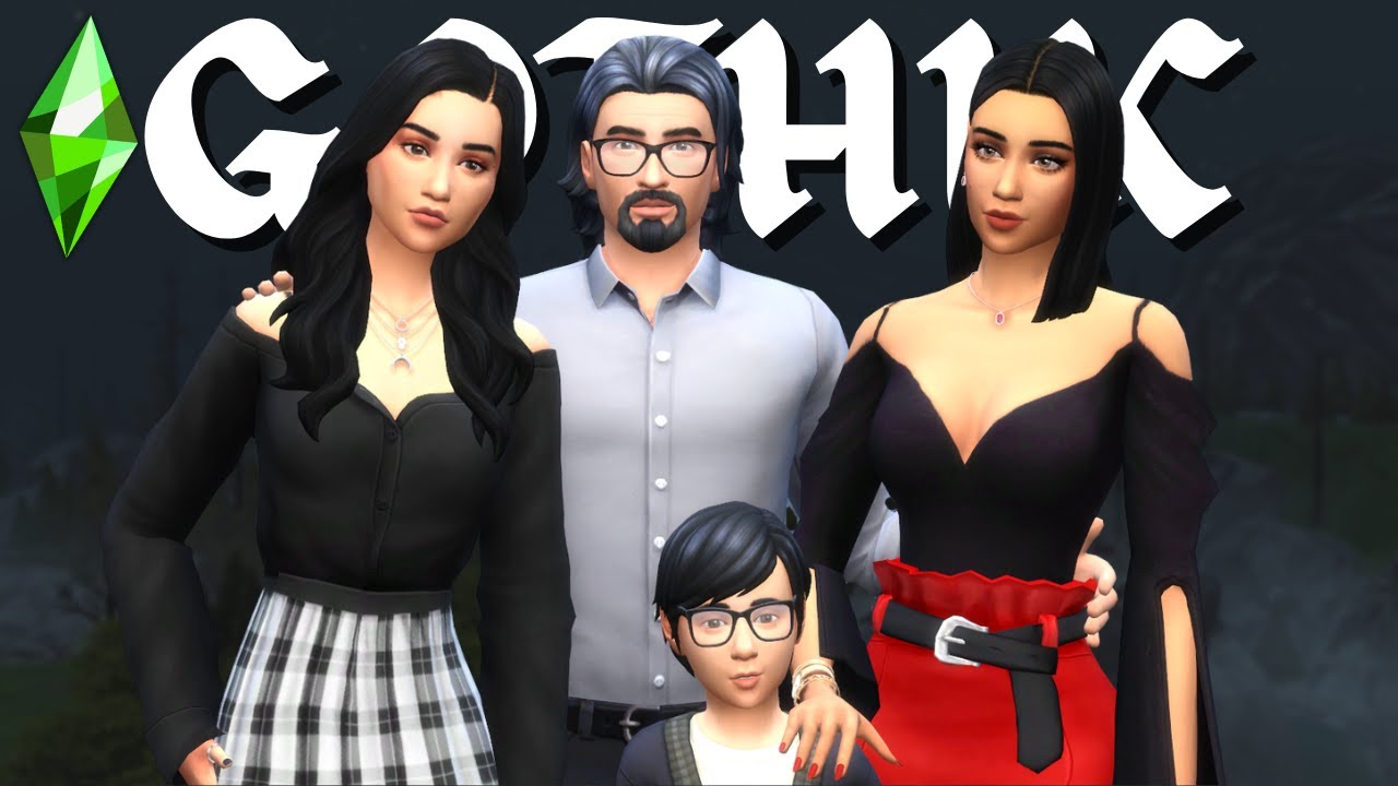 Relookons les Gothik 🕷️🪦 || Relooking de PNJ 👩 || CUS Sims 4