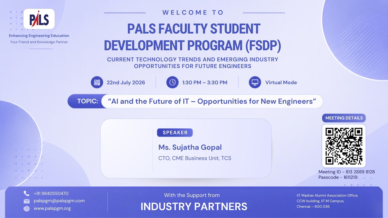 PALS Faculty Student Development Program (FSDP)