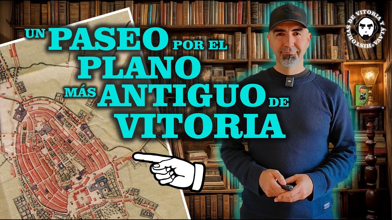 Un paseo por el plano más antiguo de Vitoria (año 1812) #Gasteiz #Álava #Euskadi #Vitoria #Historia
