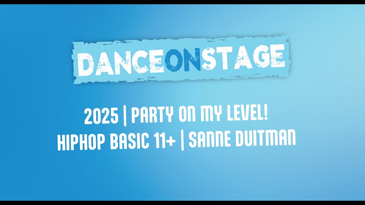 RKDOS Dance On Stage 2025 | Hiphop Basic 11+ | Party On My Level!