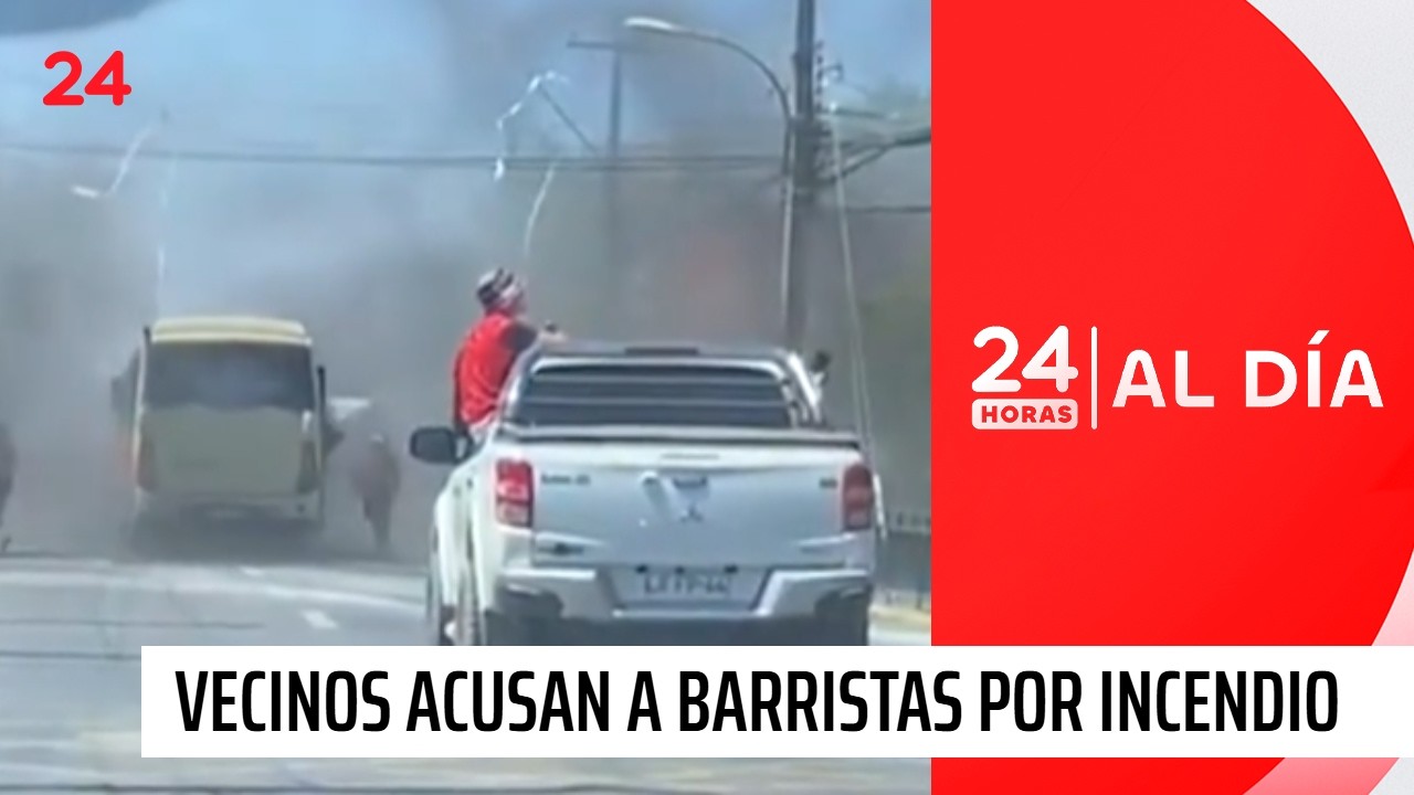 Incendio en Quilpué: vecinos acusan a barristas de Colo Colo que lanzaron fuegos artificiales